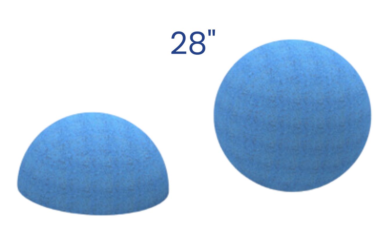 28" Rubber Spheres